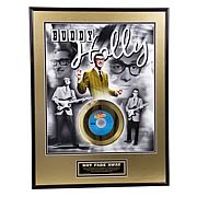 Buddy Holly Not Fade Away Framed Gold Record